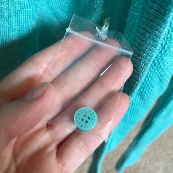 AMERICAN Eagle Outfitters Turquoise Cardigan - Picture 4 of 5